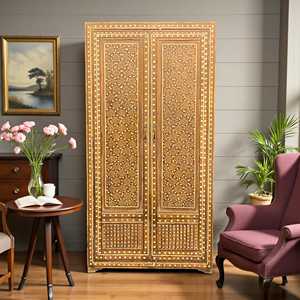 Aparador de Madera Tallado a Mano de Estilo Antiguo, Mueble Tradicional para Sala de Estar, Mueble de Madera Hecho a Mano para Bar en Casa - Product Image 4