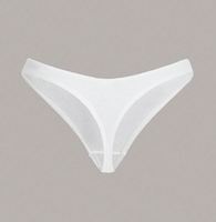 Set G-String katun organik wanita kualitas tinggi Set layanan ODM menengah naik dari pemasok Vietnam