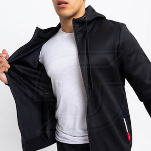 2023 survêtement surdimensionné pour hommes avec logo personnalisé meilleure qualité avec motif solide grande taille caractéristique d'hiver personnalisable - Product Image 4