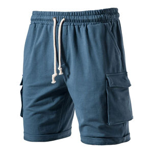 Nouveaux shorts cargo vintage pour hommes Shorts à la mode décontractés et ajustés pour hommes Randonnée Shorts légers de couleur unie pour hommes Logo personnalisé - Product Image 1
