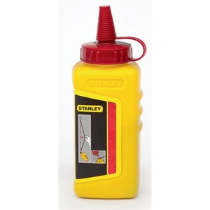 Red Waterproof 225g <b>Chalk</b> Line in Plastic Bottle-STANLEY - Product Image 1