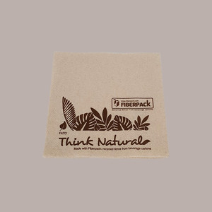Econatural Servilletas De Tela De 2 Capas 500 Piezas Natural Havana 24x24 Aperitivo - Product Image 2
