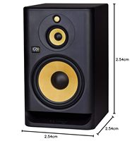 Kit de moniteurs de studio actifs 2 voies KRK ROKIT 8 G4 9'' de qualité industrielle (paire, couleur blanche) Haut-parleur OEM