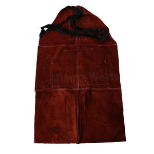 High Quality Unisex Quick Dry Breathable <b>Leather</b> Welding <b>Apron</b> Custom Design Fireproof Water Proof Comfortable Safety Clothing - Product Image 3