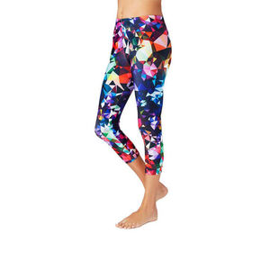 Leggings pour femmes avec impression par sublimation personnalisée, vêtements de sport ajustés, vêtements de yoga, soutien-gorge, pantalon - Product Image 1