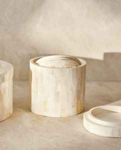 Brûleur d'encens indien en incrustation d'os fabriqué à la main d'Inde - Product Image 2