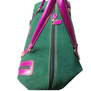 Custom Genuine Leather Suede <b>Weekender</b> Duffel <b>Bag</b> Vintage Travel Sport <b>Holdall</b> Wholesale Overnight Luggage OEM - Product Image 3