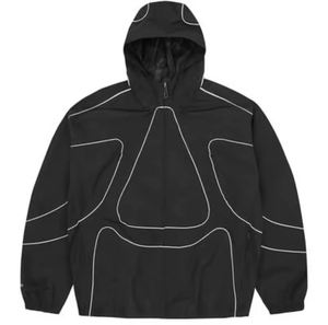 Survêtement personnalisé pour homme, coupe-vent, sweat à capuche en nylon réfléchissant 3M et pantalon de survêtement en nylon, jogging, pantalon de survêtement - Product Image 5