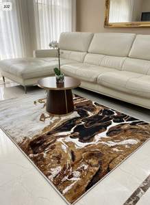 Alfombras Turcas Modernas de Polipropileno Tejidas a Máquina, Alfombras de Yute de Alta Calidad Resistentes a las Manchas, de Pelo Alto, Abstractas, para Dormitorio y Hogar - Product Image 3