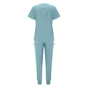 Tenues d'infirmières les plus demandées pour femmes : ensembles de blouses et pantalons de travail, design tendance, logo personnalisé, écologiques et respirants - Product Image 2