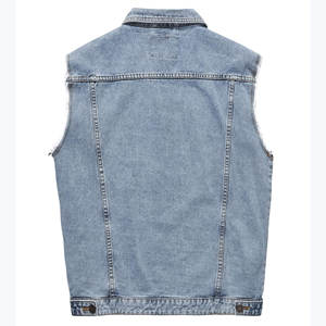 Chaleco Vaquero para Hombre, Ropa de Invierno para Exteriores, Sin Mangas, Múltiples Bolsillos, Transpirable, Último Estilo, Ropa Urbana - Product Image 2