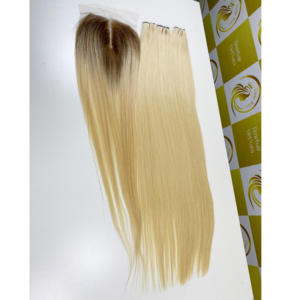 2*6 2*4 Dentelle frontale HD transparente Machine trame Extensions de Cheveux Humains Bruts Haute Qualité Cuticule Alignée Frontal Vietnamien - Product Image 4