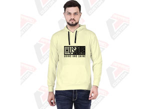 Pull à capuche pour hommes de qualité supérieure Ultra confortable et confortable 100% coton brodé teint uni avec impression numérique pour l'hiver - Product Image 2