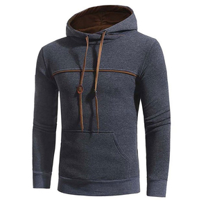 New Arrival 100% Cotton Pullover Hoodie <b>Men</b> Embossed Sweatshirt OEM Custom Plain Dyed <b>Sherpa</b> <b>Fleece</b> Winter Wear Wholesale Rate - Product Image 1