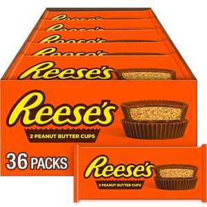 REESE'S Milk Chocolate Peanut Butter Cups, Candy Packs, 1.5 oz (36 Count) - Product Image 5