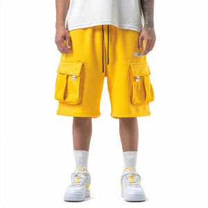 Pantalones Cortos Deportivos Cargo Tejidos de Alta Gama para Hombre, Felpa Gruesa, Invierno, Talla Grande - Product Image 2