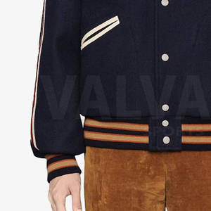 Veste d'hiver unisexe personnalisée de haute qualité avec col montant bouton Lettermen Hooded Top New Trendy Street Style avec poches - Product Image 6