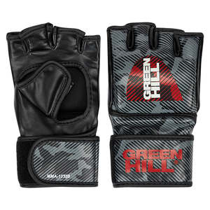 Guantes de Boxeo de Medio Dedo Warriors MMA, 12 oz, Cuero Sintético con Cierre de Cordones en la Muñeca, Logotipo Personalizable - Product Image 4