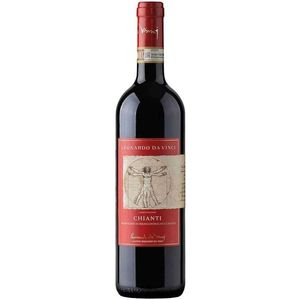 Leonardo Da Vinci Chianti DOCG Vitruviano Red <b>Wine</b> 750ml Smooth Tuscan <b>Wine</b> 6 Bottles Per Box - Product Image 1