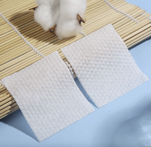 Nouveaux tampons démaquillants du Vietnam, OEM, viscose de qualité supérieure, couleur personnalisée, 1 couche, qualité beauté, coton facial, lingettes nettoyantes - Product Image 2