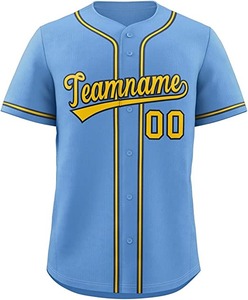 Uniforme de Baseball à Sublimation, chemises demi et pleine manches, maillot de Baseball d'équipe personnalisé, vente en gros - Product Image 5