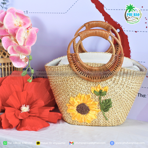 Produit chaud Sacs authentiques en jacinthe d'eau qui reflètent l'artisanat artisanal et les valeurs de la terre de haute qualité et à bon prix - Product Image 3