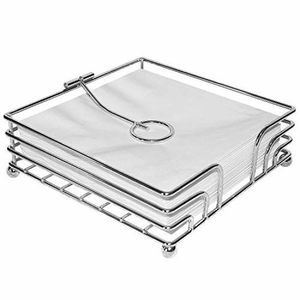 Porte-serviettes en métal de qualité élégante, artisanat indien, grand porte-serviettes en fer, revêtement coloré, pour serviettes de table, design élégant, vase de sol - Product Image 4