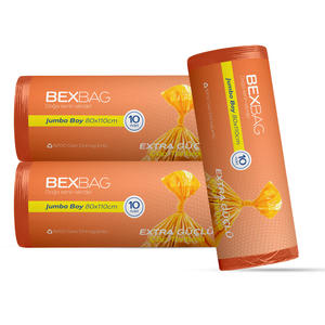 ถุงขยะครัว BEXBAG รุ่นโมเดิร์น ขนาด 21 แกลลอน 27x29 นิ้ว แบบมีเชือกผูก ผลิตจากโพลีเอทิลีนรีไซเคิล หนา 1.4 มิล - Product Image 4