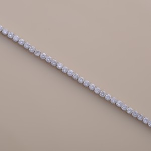 IGI Certified Lab Grown Round Diamond Tennis Bracelet in 14K Yellow / White / Rose Gold - Product Image 3