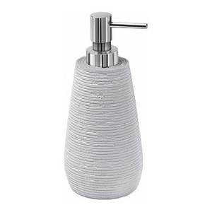 Dispensador de Jabón de Encimera Gedy GEMINI 9.3x8.8x20cm Blanco Hormigón para Jabón Líquido - Product Image 1