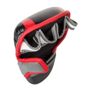 Parana Sports Logo personalizable Guantes MMA de medio Dedo de alta calidad 10oz 14oz Patrón impreso de cuero PU para Artes Marciales Boxeo - Product Image 2