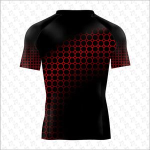Unisex upf 50 วัสดุสแปนเด็กซ์ป้องกันแสงแดดยามผื่นแห้งเร็วแขนสั้นกลางแจ้งที่มีความยืดหยุ่นยามผื่นพิมพ์แบบกําหนดเอง - Product Image 4