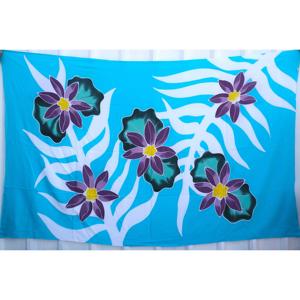 Pareos Hawaianos Pintados a Mano 100% Rayón de Alta Calidad, Ropa de Playa Personalizada al por Mayor, Cubierta para las Islas del Pacífico Asiático HPGU001-03-180 - Product Image 1
