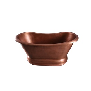 Novedad, bañera de cobre macizo de diseño moderno, muebles de interior, bañera independiente para baño, vendedor superior - Product Image 5