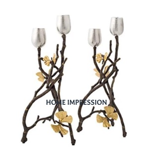 Portavelas de Interior para decoración del hogar, diseño clásico de mesa de Metal, portavelas de interior decorativo de lujo, precio asequible - Product Image 1