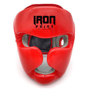 2025 nueva llegada de alta calidad de cuero genuino deporte entrenamiento cabeza Protector Modular boxeo cabeza protector con Material de PC - Product Image 1