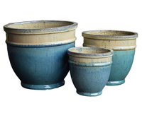 [Leo Nguyen Le] - Grosir Pot Bunga Keramik Outdoor - Pot Tanaman - Pot Besar - Pot Taman - Vas Tanaman