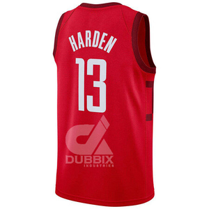 OEM para los Houston Rockets, temporada de verano 2024, James Harden # Conjunto de Camiseta de Baloncesto de 13 Costuras, Tejido Transpirable, Talla XL para Hombre - Product Image 5