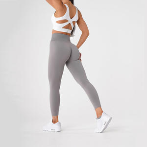 Legging de Yoga de cintura alta informal para mujer estilo de moda transpirable legging al por mayor hecho en Pakistán - Product Image 5