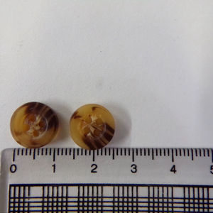 Boutons en corne de buffle naturelle, finition colorée, pour accessoires vestimentaires, haute qualité - Product Image 1