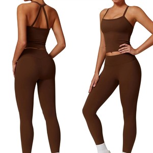 Leggings de Cintura Alta para Mujer, Color Sólido, Elásticos, Transpirables, Compresivos, Moldeadores de Abdomen, Deportivos, Tejidos - Product Image 3