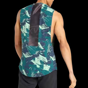 Débardeur de sublimation léger pour homme, tissu respirant, vêtements de sport de fitness, prix de gros, débardeur de sublimation - Product Image 4