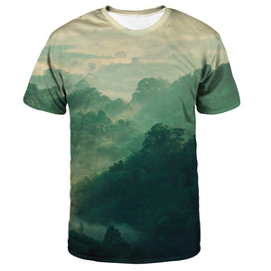 T-shirt personnalisé à la mode avec impression 3D, équipage ample et surdimensionné, T-shirt à impression par sublimation pour le fitness - Product Image 6