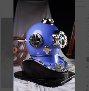 Casque de plongée sous-marine antique de qualité supérieure - Product Image 2