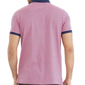 เสื้อโปโลผู้ชายสำหรับฤดูร้อน ผ้าบาง ปกพับได้ อเนกประสงค์ ถัก สีพื้น เรียบง่าย สไตล์ผู้ใหญ่ ใส่ทำงาน ไม่เป็นขุย - Product Image 3
