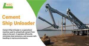 Advanced Technology Cement Ship Unloader Energy Efficient System for Bulk <b>Material</b> <b>Handling</b> and Port Use - Product Image 6