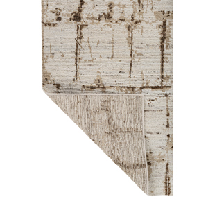 Alfombra de Lana Anudada a Mano Aprezo AKWL-2113 Color Marfil, Diseño Abstracto para Sala de Estar, Entrada o Pasillo, Formato Rectangular Tipo Rompecabezas - Product Image 5