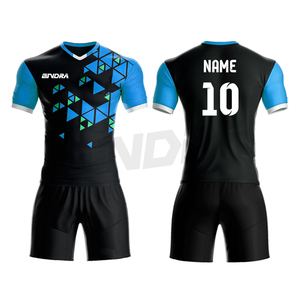 Conjunto de camiseta y pantalones cortos de fútbol, transpirable, en diferentes colores, tejido ligero diseñado para mayor comodidad, ropa de entrenamiento de secado rápido - Product Image 4