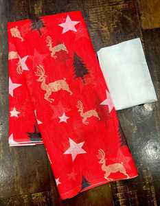 ผ้าลินินพิมพ์ลายดิจิทัลผ้าลินินสำหรับเทศกาลคริสต์มาสผู้ผลิตแฟชั่นจากอินเดีย - Product Image 2