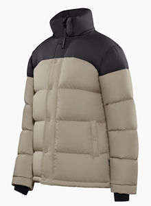 2025 Customizable Women's <b>Puffer</b> <b>Jacket</b> with Removable Hood Breathable Contrast Color Embroidered Patch - Product Image 6